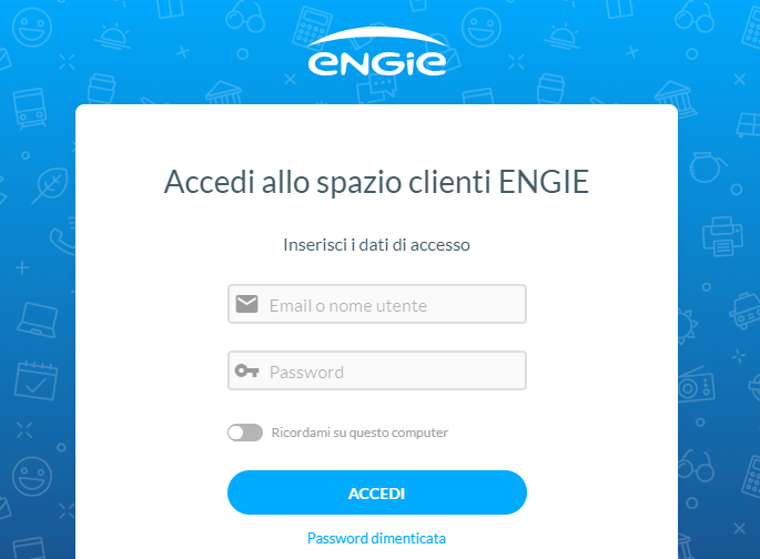 Spazio Clienti Engie Accedi